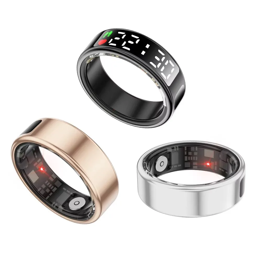 Alloy Heart Rate Health Intelligent Ectri Waterproof App Control Custom Screen Display Wearable Smart Ring
Alloy Heart Rate Health Intelligent Ectri Waterproof App Control Custom Screen Display Wearable Smart Ring