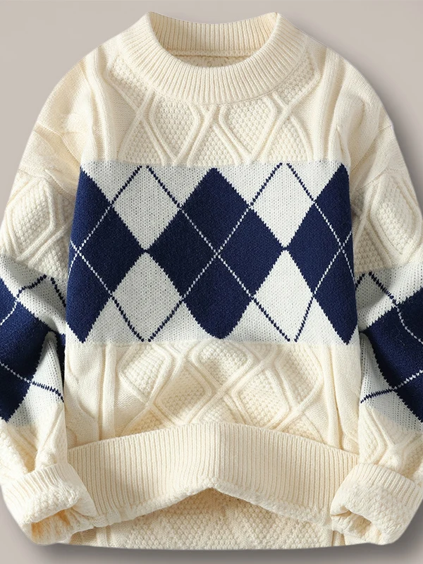 Мужской утепленный вязаный свитер на флисовой подкладке для осени и зимы, базовый слой, теплый, модный, повседневный, из полиэфирного волокна, короткий рукав
Мужской утепленный вязаный свитер на флисовой подкладке для осени и зимы, базовый слой, теплый, модный, повседневный, из полиэфирного волокна, короткий рукав