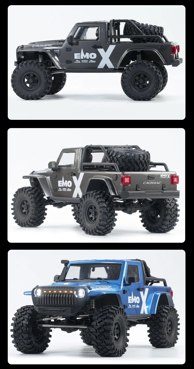 CROSSRC 1/8 EMOX 4X4 RC Crawler Kit - High - Performance Remote - Controlled Off - Road Vehicle Model
CROSSRC 1/8 EMOX 4X4 RC Crawler Kit - High - Performance Remote - Controlled Off - Road Vehicle Model
