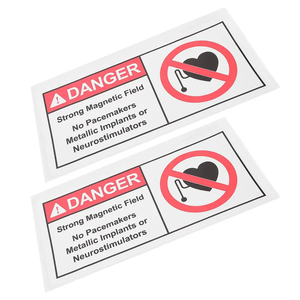 2Pcs High Visibility Safety Stickers No Magnetic Field Warning Signs No Metallic Implants for Industrial Use
2Pcs High Visibility Safety Stickers No Magnetic Field Warning Signs No Metallic Implants for Industrial Use