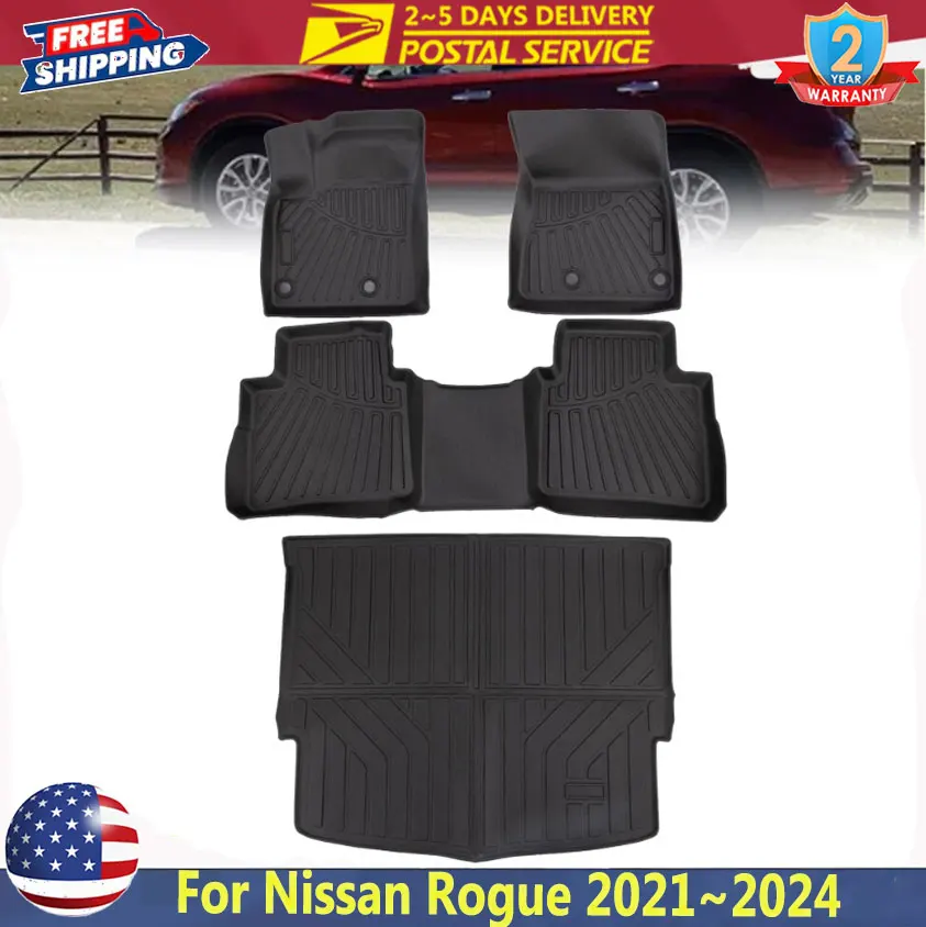 3D коврики из ТПЭ, коврик для багажника, коврик для спинки багажника для Nissan Rogue 2021 ~ 2025, всепогодные защитные вкладыши, коврик для багажника автомобиля
3D коврики из ТПЭ, коврик для багажника, коврик для спинки багажника для Nissan Rogue 2021 ~ 2025, всепогодные защитные вкладыши, коврик для багажника автомобиля