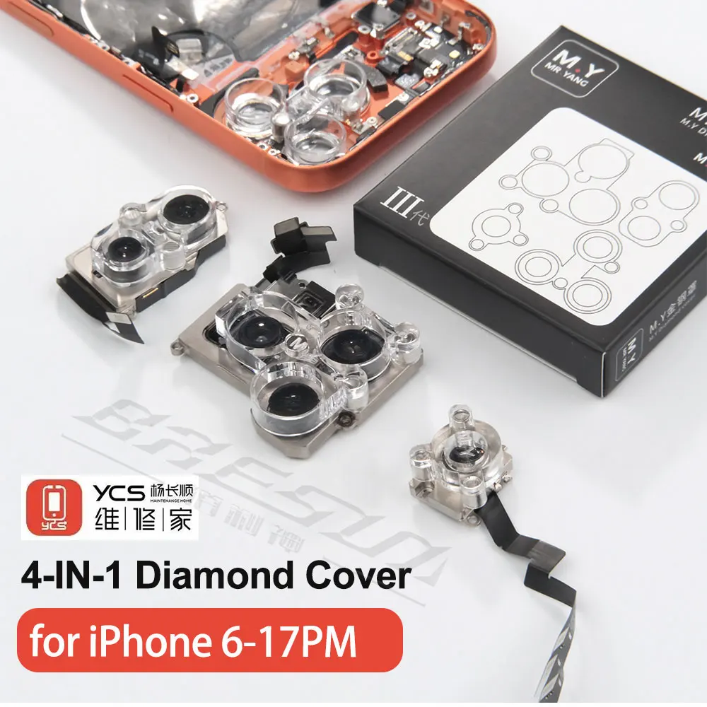 YCS 4-в-1 алмазный чехол для объектива телефона, пылезащитный чехол для iPhone 6-17PM серии, ремонт камеры мобильного телефона, защитный чехол, набор инструментов
YCS 4-в-1 алмазный чехол для объектива телефона, пылезащитный чехол для iPhone 6-17PM серии, ремонт камеры мобильного телефона, защитный чехол, набор инструментов