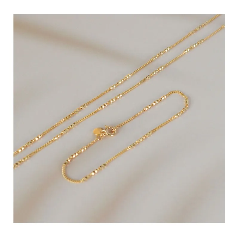 Faceted Sparkling Texture Slender Bracelet Versatile Simple Single Wear Stacking Wear Plus Pendant Super Chain Super White Brace
Faceted Sparkling Texture Slender Bracelet Versatile Simple Single Wear Stacking Wear Plus Pendant Super Chain Super White Brace