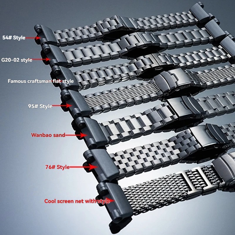 For Casio G-SHOCK Sixth Generation Frogman Watch 3445 GWF-D1000B Modified Steel Strip Stainless Steel Men's Watch Chain
For Casio G-SHOCK Sixth Generation Frogman Watch 3445 GWF-D1000B Modified Steel Strip Stainless Steel Men's Watch Chain