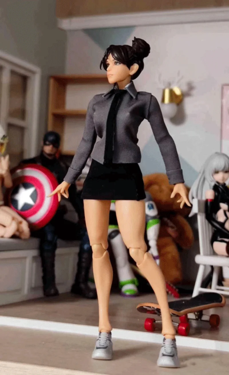 1/12 Female Soldier Clothes Shirt+Skirt+Tie Model for 6'' Romankey Action Figure
1/12 Female Soldier Clothes Shirt+Skirt+Tie Model for 6'' Romankey Action Figure