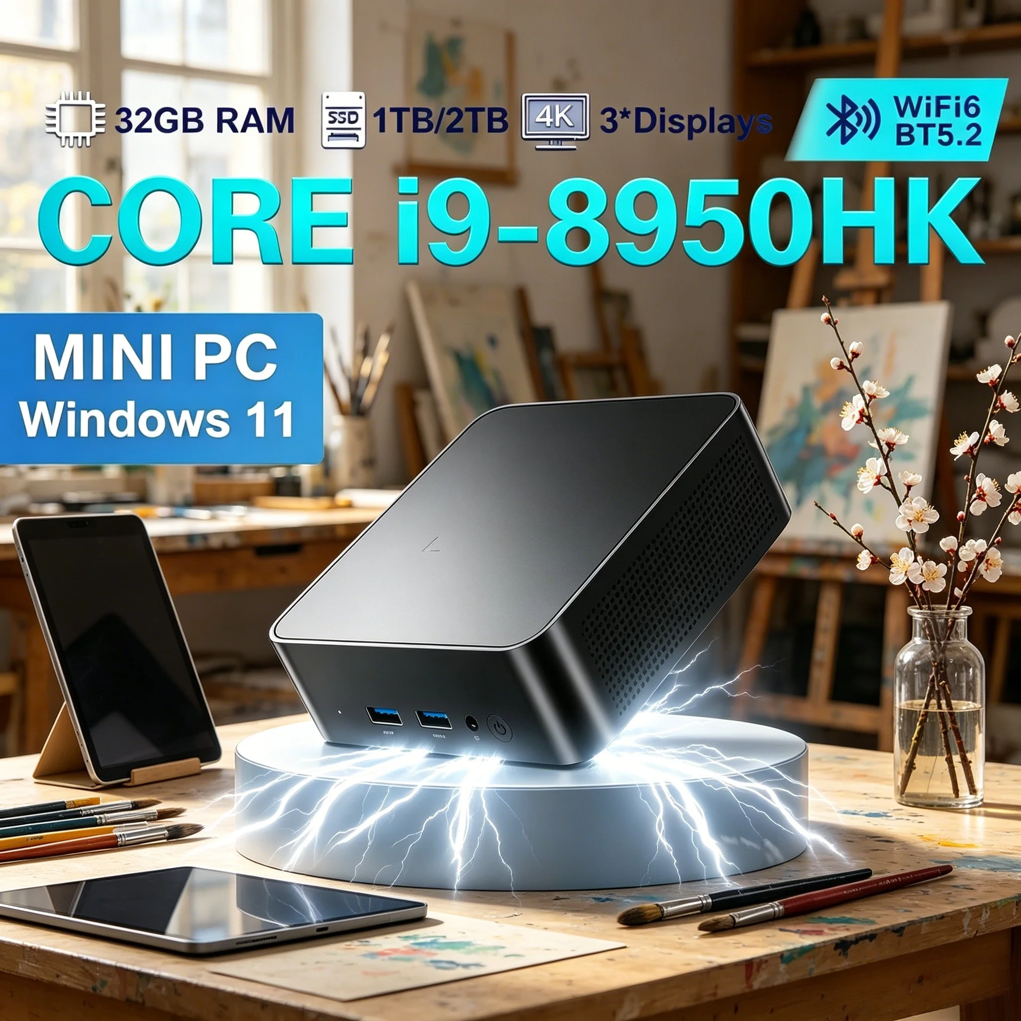 Laptop Ultra Small Portable Mini Desktop PC Dual Core Optional 1TB 2TB Large SSD Storage Multifunctional Business Gaming Mini PC
Laptop Ultra Small Portable Mini Desktop PC Dual Core Optional 1TB 2TB Large SSD Storage Multifunctional Business Gaming Mini PC
