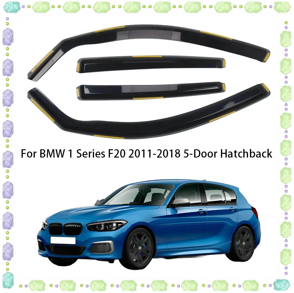 4pcs For BMW 1 Series F20 2011-2018 5-Door Hatchback In-Channel Car Window Wind Deflectors Wind Rain Guards
4pcs For BMW 1 Series F20 2011-2018 5-Door Hatchback In-Channel Car Window Wind Deflectors Wind Rain Guards