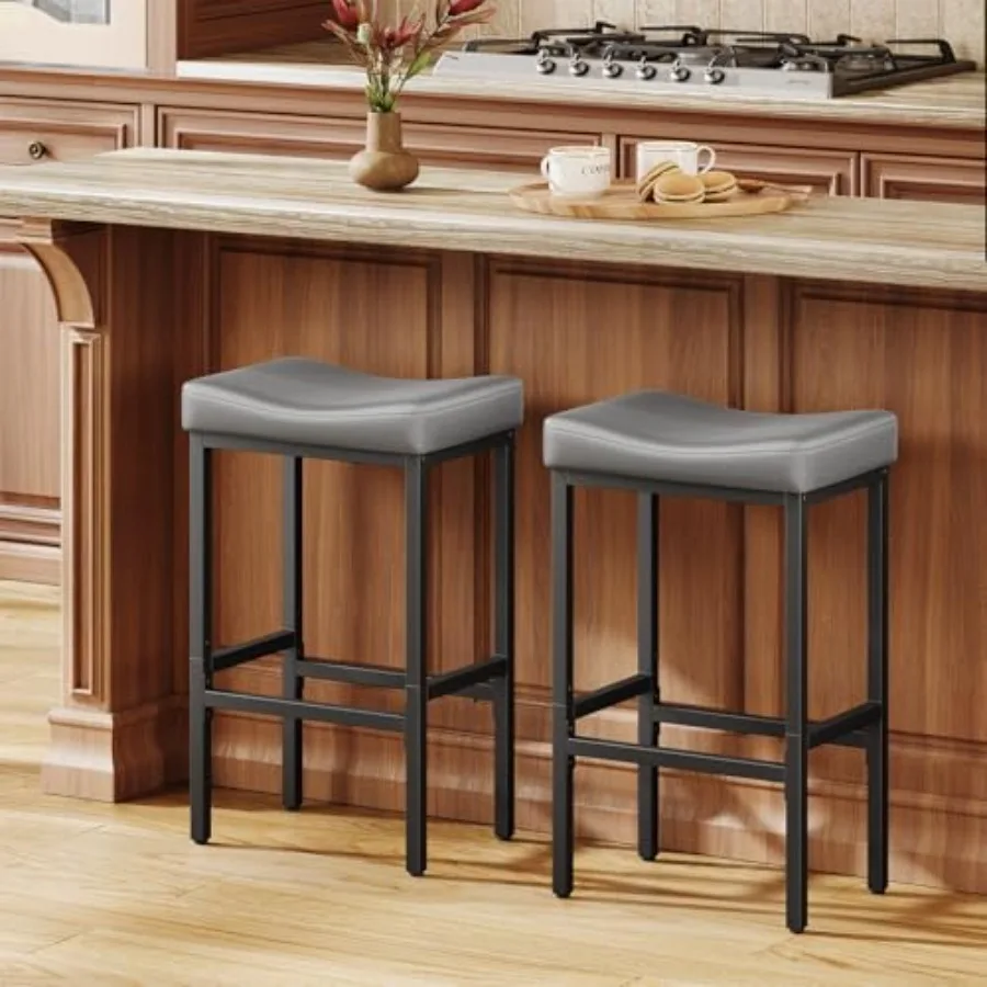 24 Inch Counter Height Bar Stools Set of 2 Compact Counter Stools for Small Spaces Premium Faux Leather Barstools with Right-Si
24 Inch Counter Height Bar Stools Set of 2 Compact Counter Stools for Small Spaces Premium Faux Leather Barstools with Right-Si