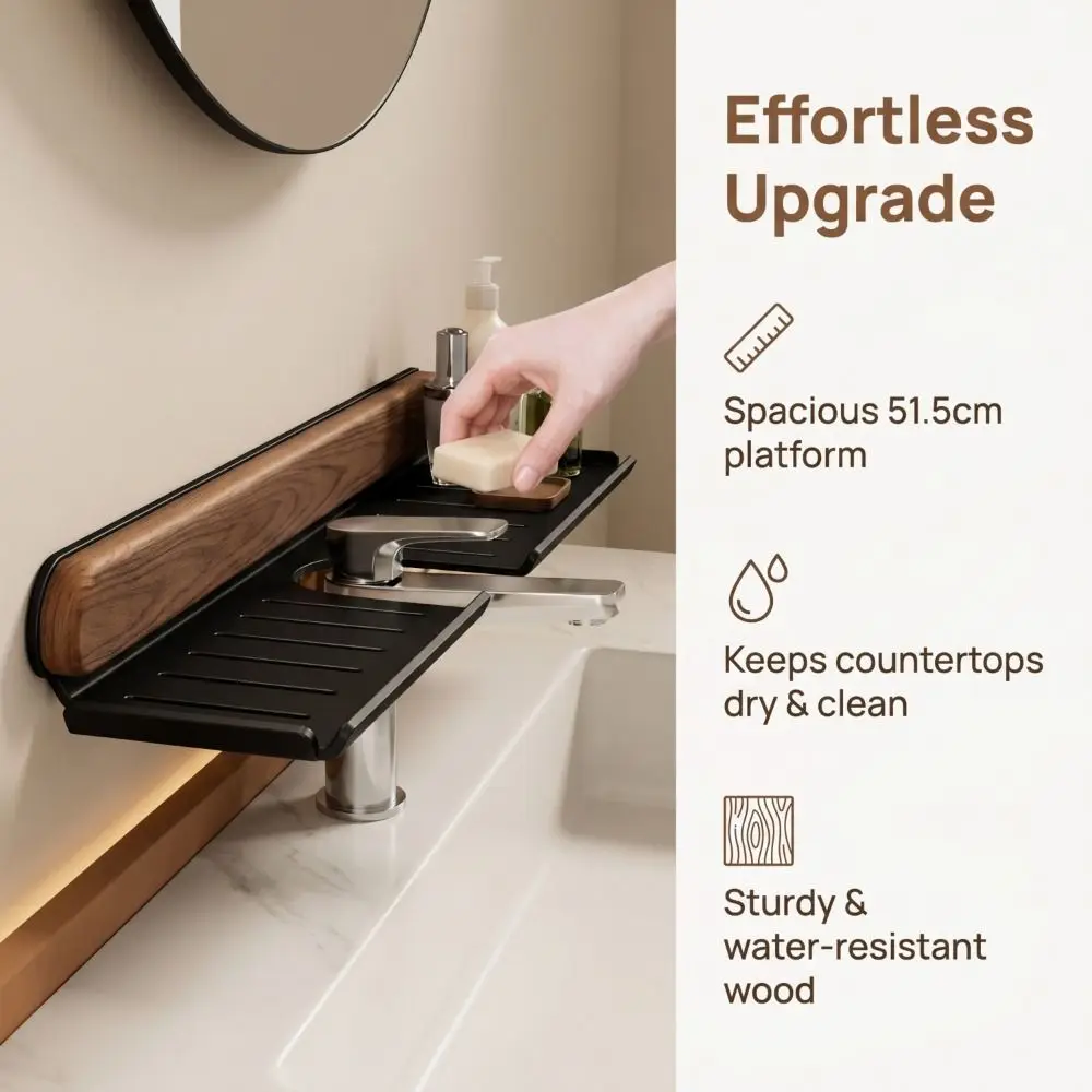 Without Holes Drilled Storage Rack No-Drill Space Saving Washroom Storage Shelf Water Drainage Large Capacity Wall-Mounted Shelf
Without Holes Drilled Storage Rack No-Drill Space Saving Washroom Storage Shelf Water Drainage Large Capacity Wall-Mounted Shelf