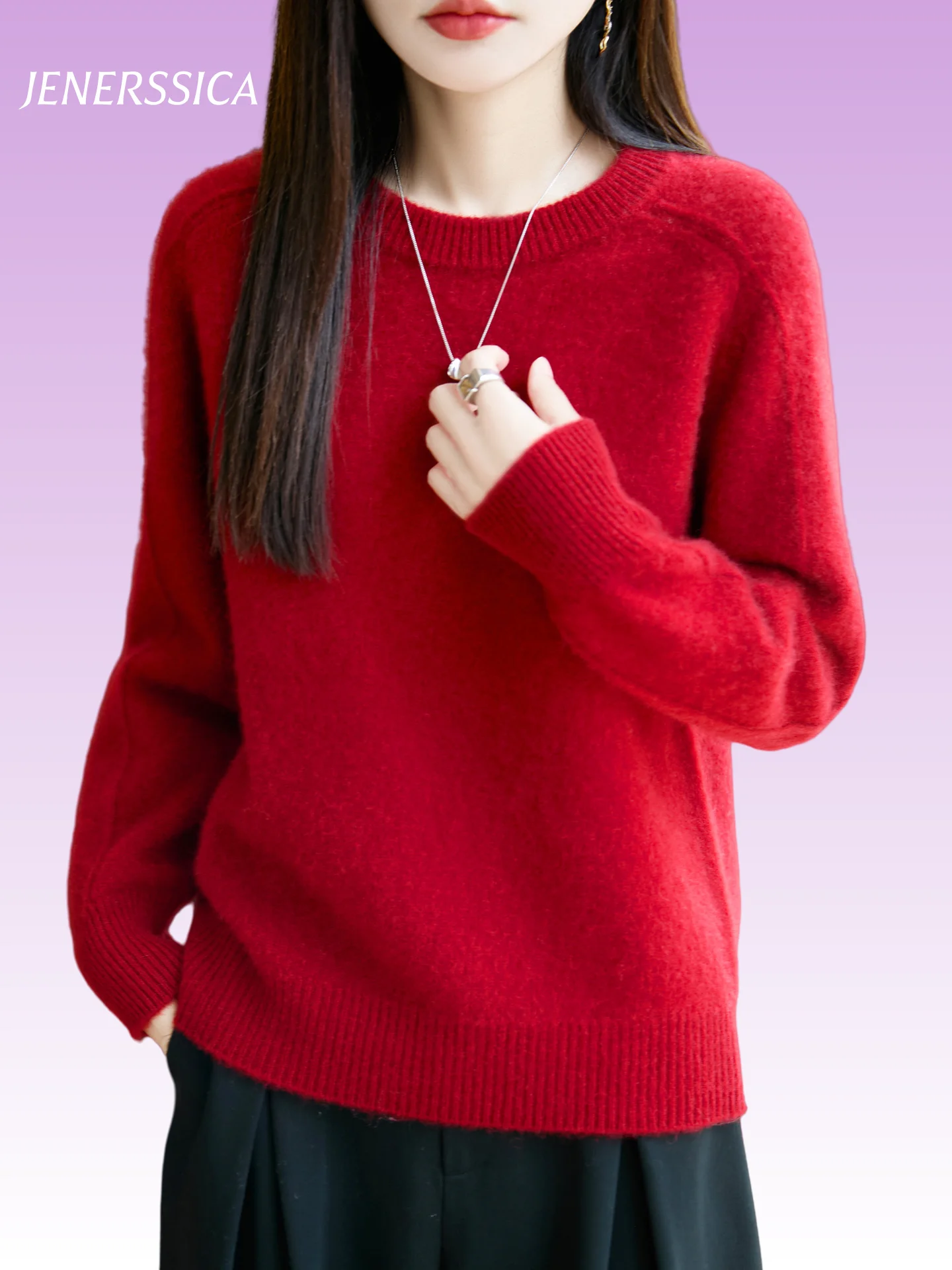 Basic Autumn Winter Woman Sweater Female 100% Merino Wool Knitwear Thick Soft Pullover Cashmere Ladies Long Sleeve Clothing Tops
Basic Autumn Winter Woman Sweater Female 100% Merino Wool Knitwear Thick Soft Pullover Cashmere Ladies Long Sleeve Clothing Tops