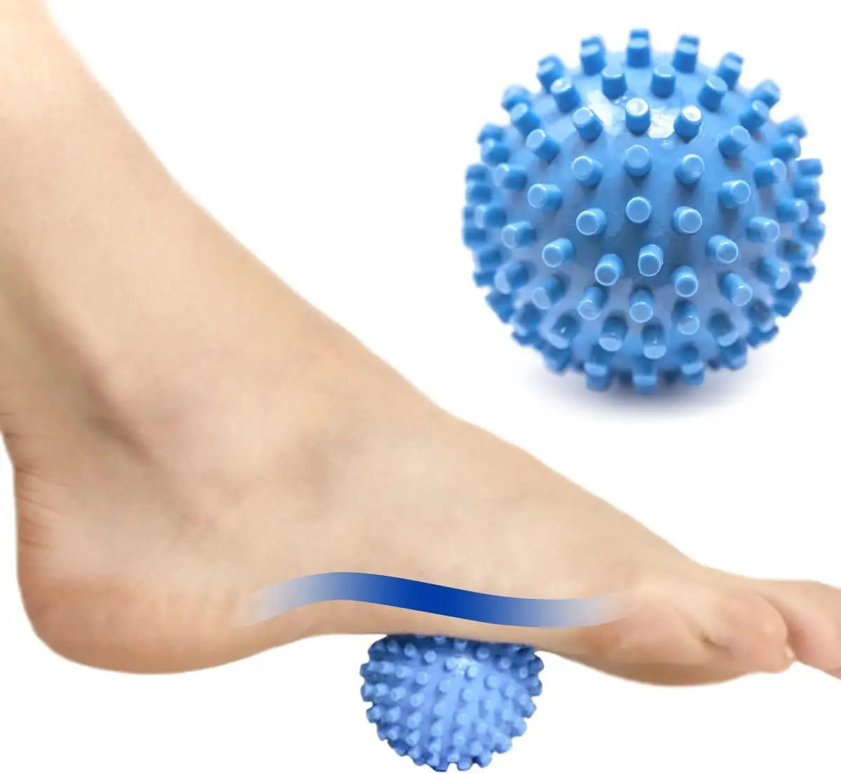 Spiky Massage Ball for Foot Pain Relief, Plantar Fasciitis & Deep Tissue Therapy
Spiky Massage Ball for Foot Pain Relief, Plantar Fasciitis & Deep Tissue Therapy
