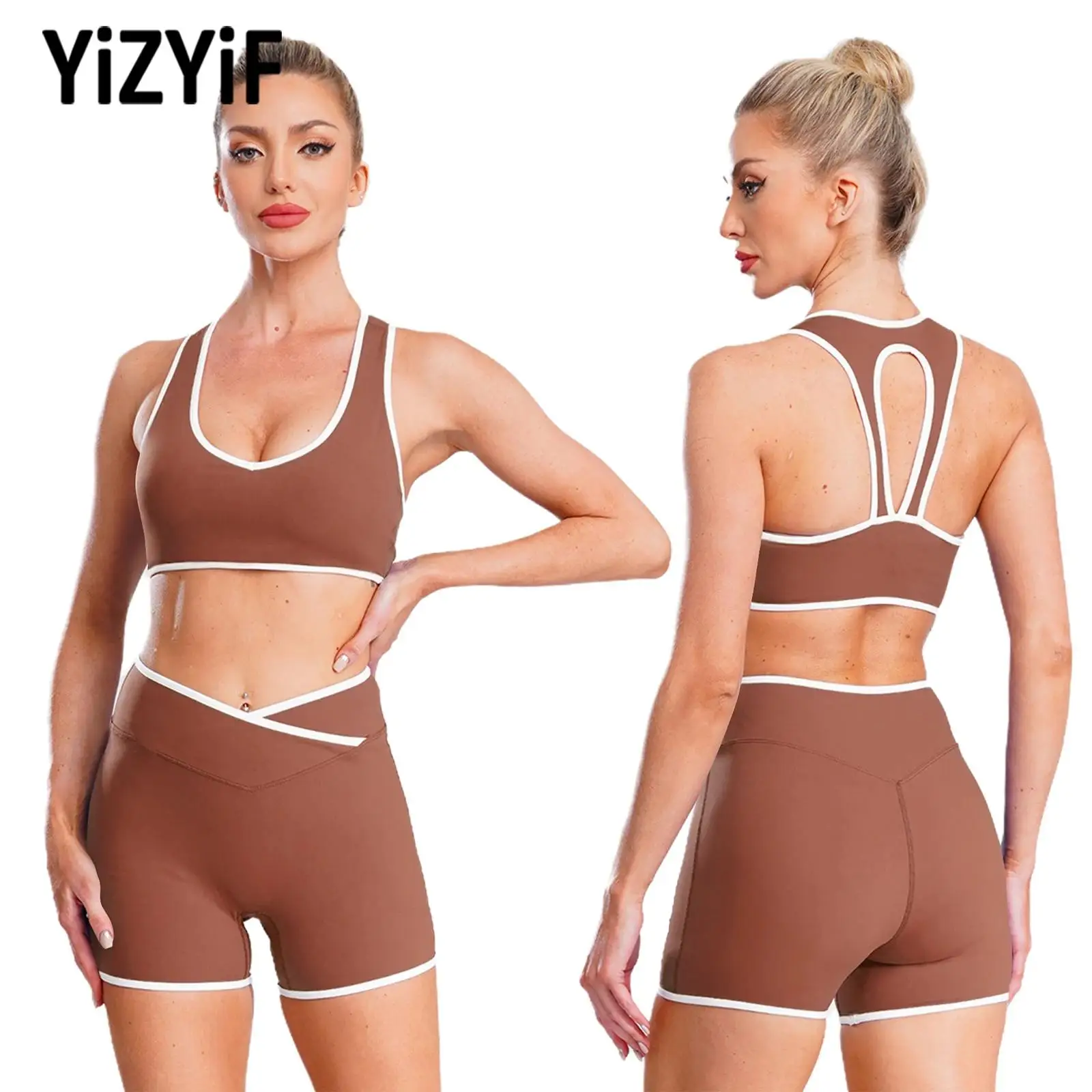 2 PCS Shorts Sets Workout Clothes Gym Set Sleeveless Sexy Top And V Cut Front Waist Butt Lifting Gym Shorts Set Yoga Sports Set
2 PCS Shorts Sets Workout Clothes Gym Set Sleeveless Sexy Top And V Cut Front Waist Butt Lifting Gym Shorts Set Yoga Sports Set