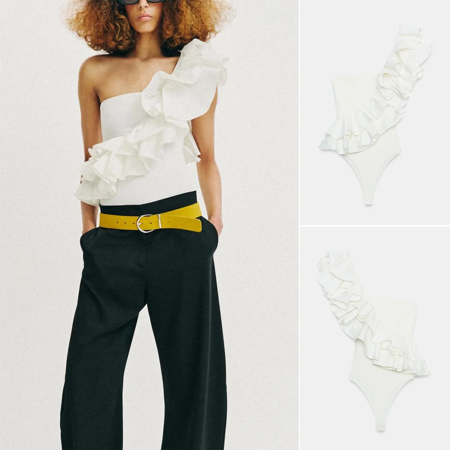 Summer New Women's Simple Style Oblique Shoulder Asymmetric Collar Layered Decoration One-Piece Suit Original Design Polyeste...
Summer New Women's Simple Style Oblique Shoulder Asymmetric Collar Layered Decoration One-Piece Suit Original Design Polyeste...