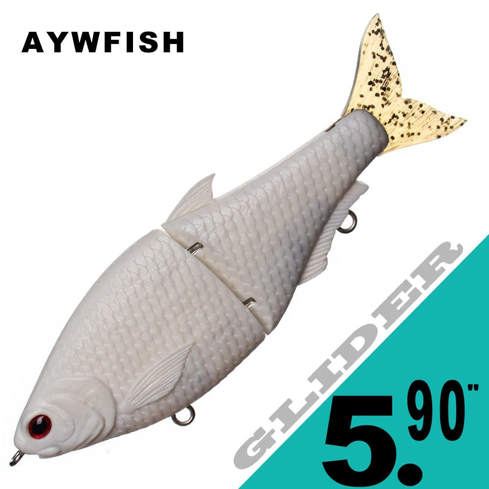 AYWFISH Неокрашенная наживка-планер, рыболовные снасти, 15 см, 46,4 г, слайдер, шарнирная заготовка для плавания, 3 шт./лот
AYWFISH Неокрашенная наживка-планер, рыболовные снасти, 15 см, 46,4 г, слайдер, шарнирная заготовка для плавания, 3 шт./лот