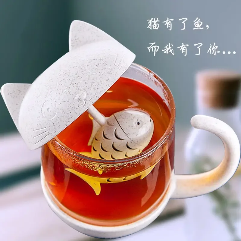 1PCS Meow Mai Xiang Cartoon Glass Filter Cup Wukong Creative Tea Cup Bubble Tea Cup Kawaii Bottle Mugs Coffee Cups
1PCS Meow Mai Xiang Cartoon Glass Filter Cup Wukong Creative Tea Cup Bubble Tea Cup Kawaii Bottle Mugs Coffee Cups