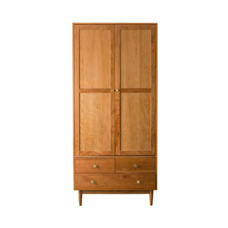 Nordic cherry wood household small apartment double door drawer locker Japanese solid wood
Nordic cherry wood household small apartment double door drawer locker Japanese solid wood