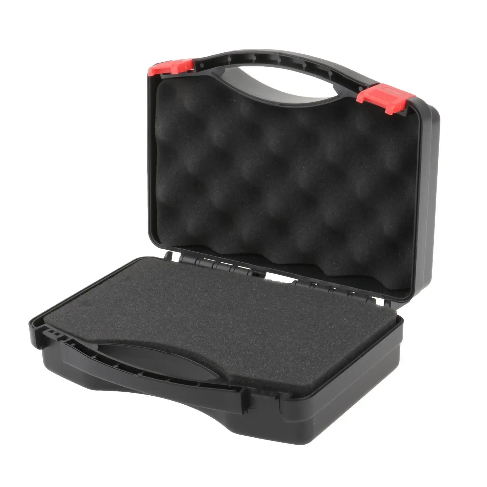 Protective Toolbox with Sponge Storage Box Wear Resistant Lockable Watertight Screws Carry Tools Box Anti Impact for Workplace