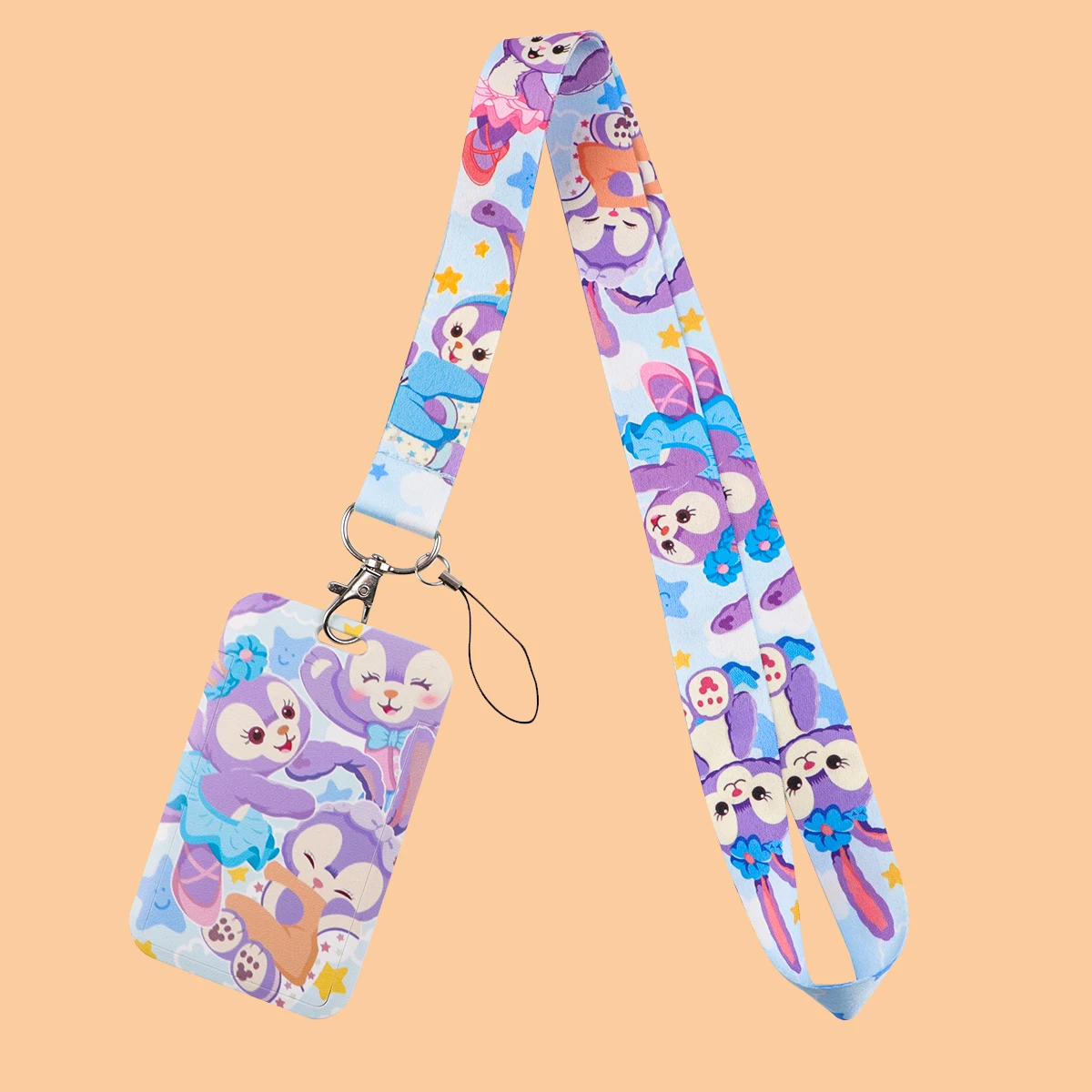 Lovely Purple Rabbit Neck Straps Cartoon Lanyards Keychain ID Card Pass Gym Mobile Phone Key Ring Badge Holder Accessories Gifts
Lovely Purple Rabbit Neck Straps Cartoon Lanyards Keychain ID Card Pass Gym Mobile Phone Key Ring Badge Holder Accessories Gifts