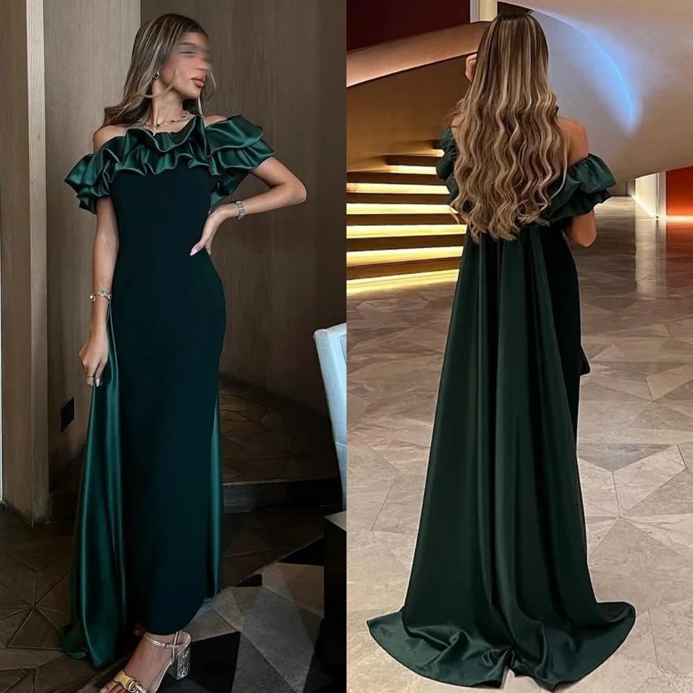 Customized Sizes Available Simple Pleat Ruched Straight Off-the-shoulder Long Dresses Bespoke Occasion Dresses Matching Fashion
Customized Sizes Available Simple Pleat Ruched Straight Off-the-shoulder Long Dresses Bespoke Occasion Dresses Matching Fashion