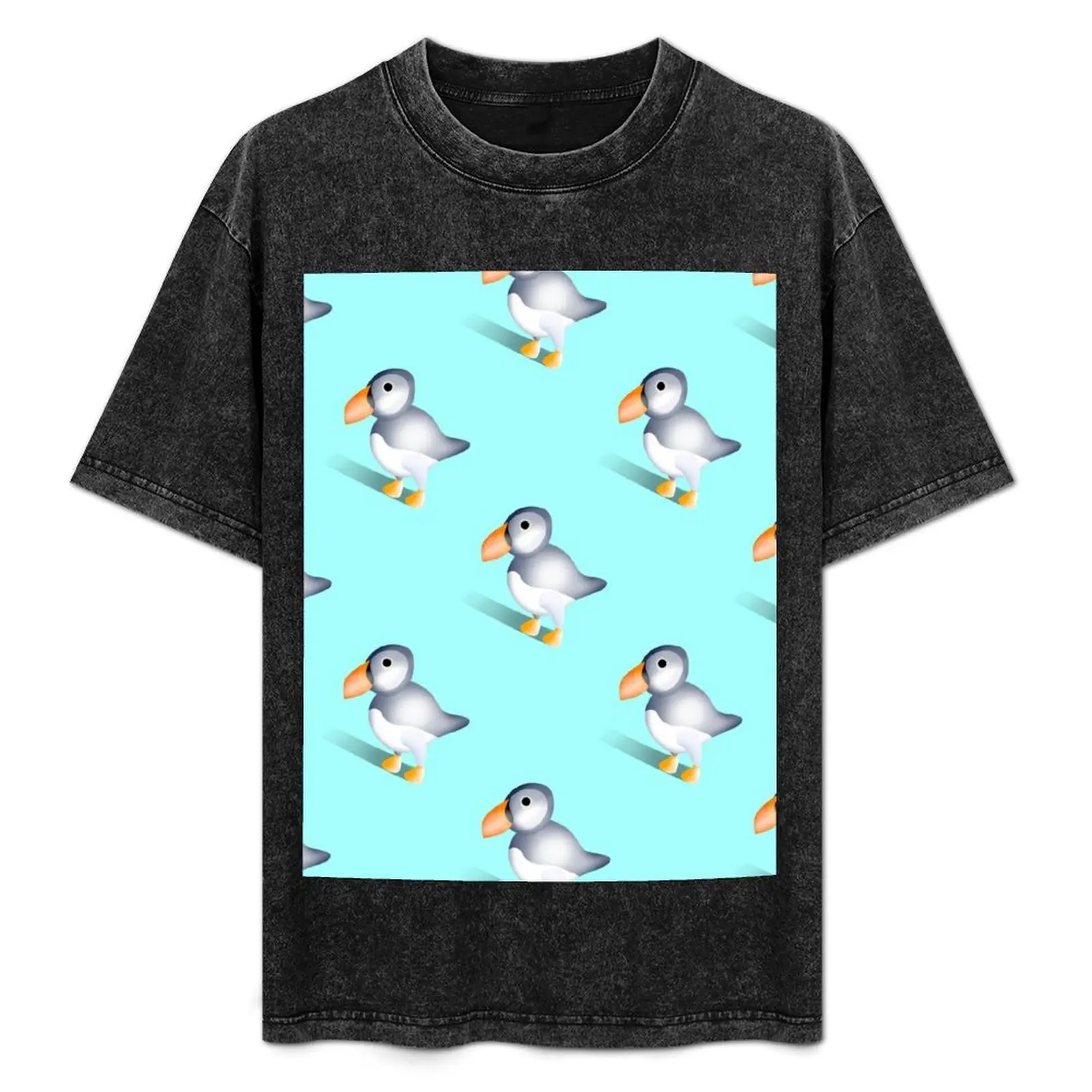 Cute puffin seamless pattern. Isometric overlap exotic birds. Standing posture. Zoo bird park. T-Shirt
Cute puffin seamless pattern. Isometric overlap exotic birds. Standing posture. Zoo bird park. T-Shirt