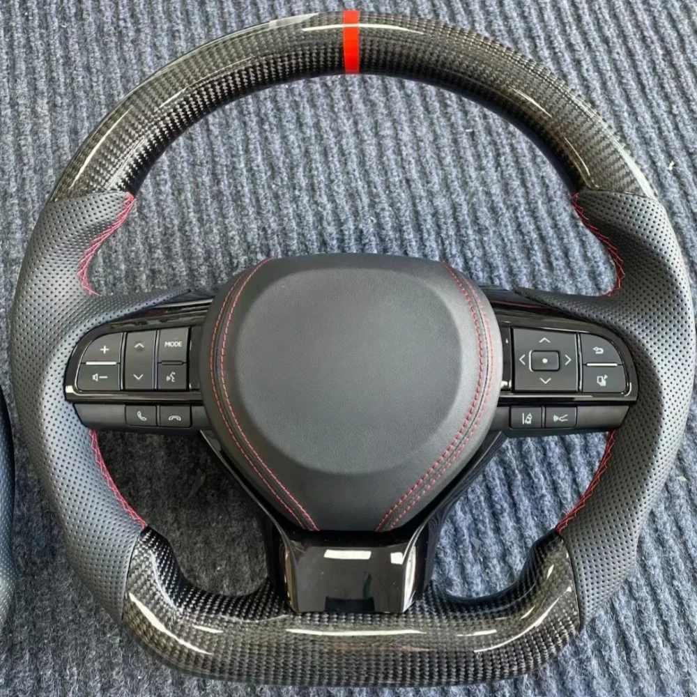 Custom Car Steering Wheel Carbon Fiber Leather For Toyota Prado Land Cruiser LC300 All Series Car Interior Accessories
Custom Car Steering Wheel Carbon Fiber Leather For Toyota Prado Land Cruiser LC300 All Series Car Interior Accessories