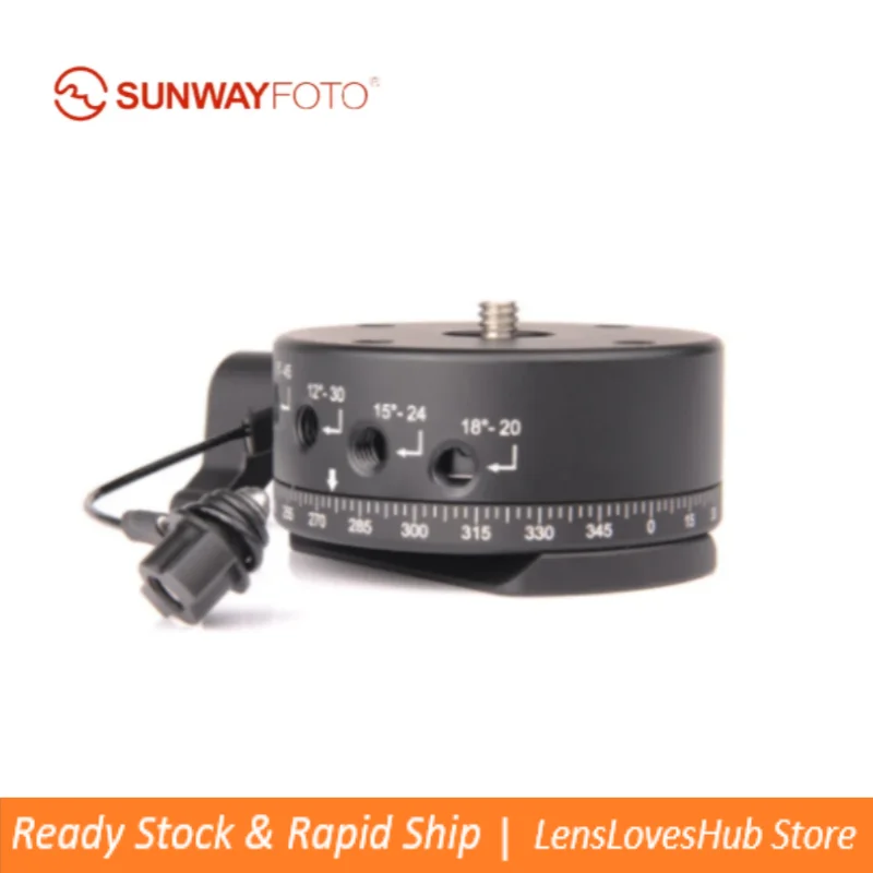 SUNWAYFOTO DDP-64SIX Professional Aluminum Indexing Head for DSLR 360° Panoramic Tripod
SUNWAYFOTO DDP-64SIX Professional Aluminum Indexing Head for DSLR 360° Panoramic Tripod