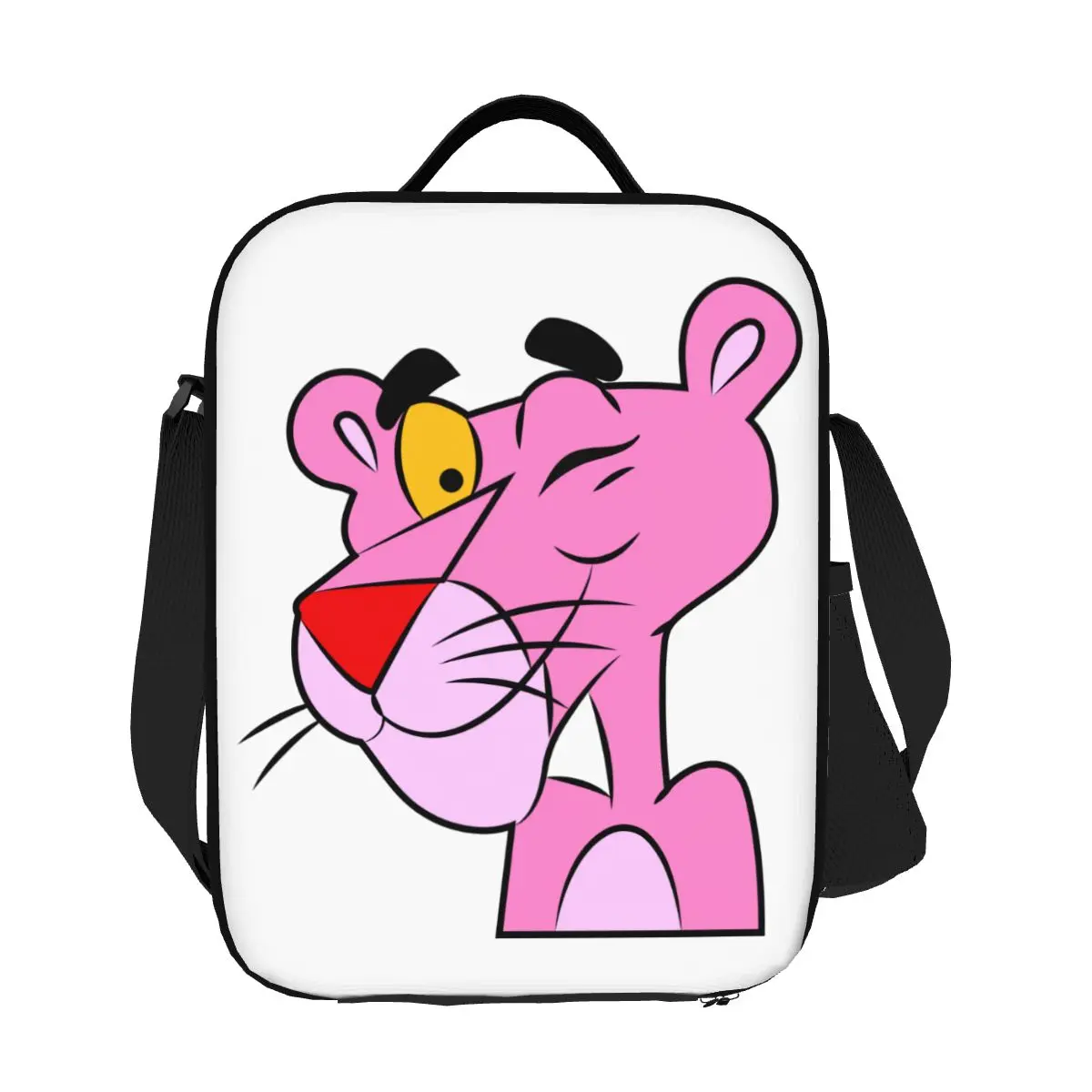 Custom Leopard Head Cartoon Pink Panther Insulated Lunch Tote Bag for Women Resuable Cooler Thermal Food Lunch Box Travel
Custom Leopard Head Cartoon Pink Panther Insulated Lunch Tote Bag for Women Resuable Cooler Thermal Food Lunch Box Travel