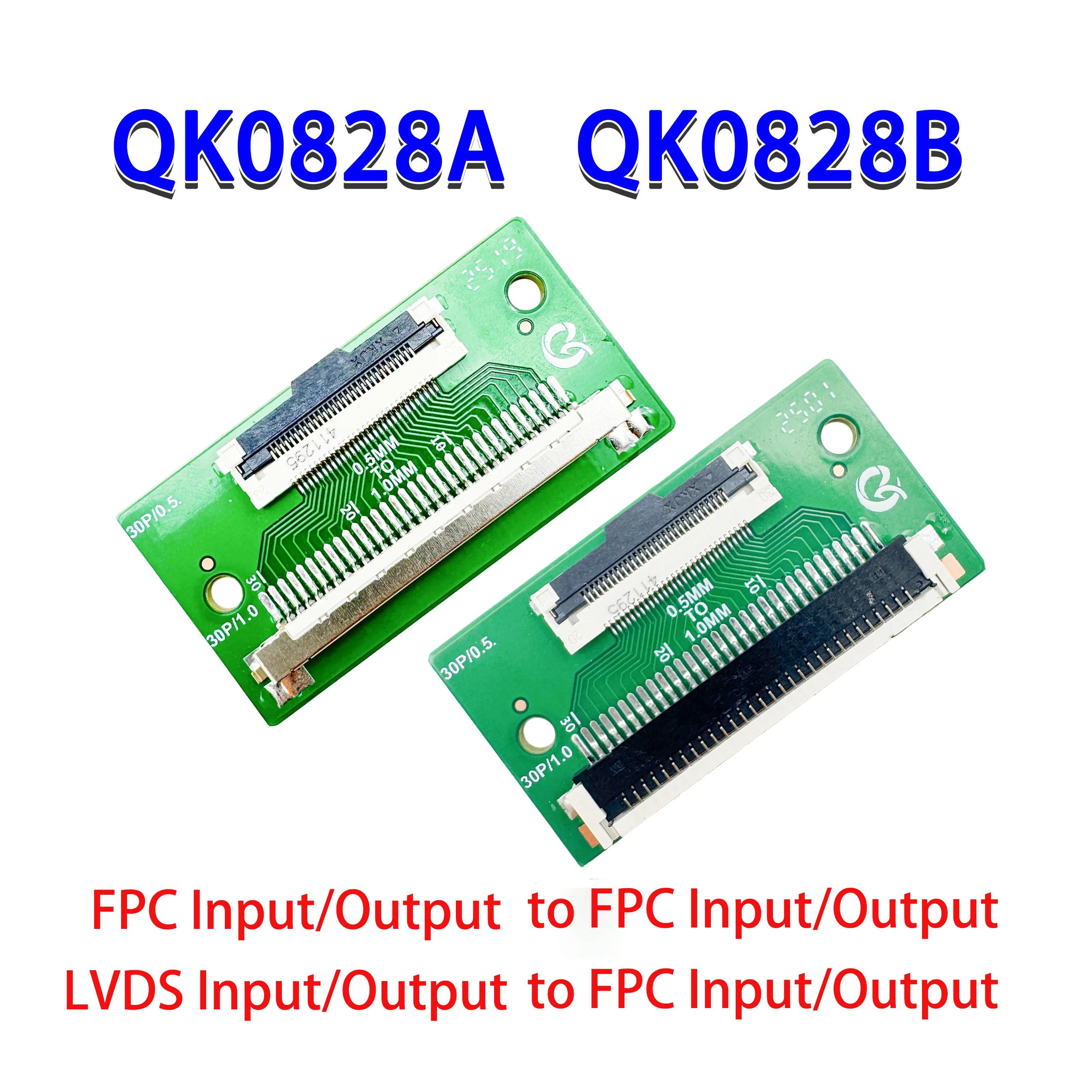 QK-0828A/B CSOT 30P 0.5mm to 30P Standard 1.0mm Pitch Adapter Board F05035 HKC
QK-0828A/B CSOT 30P 0.5mm to 30P Standard 1.0mm Pitch Adapter Board F05035 HKC