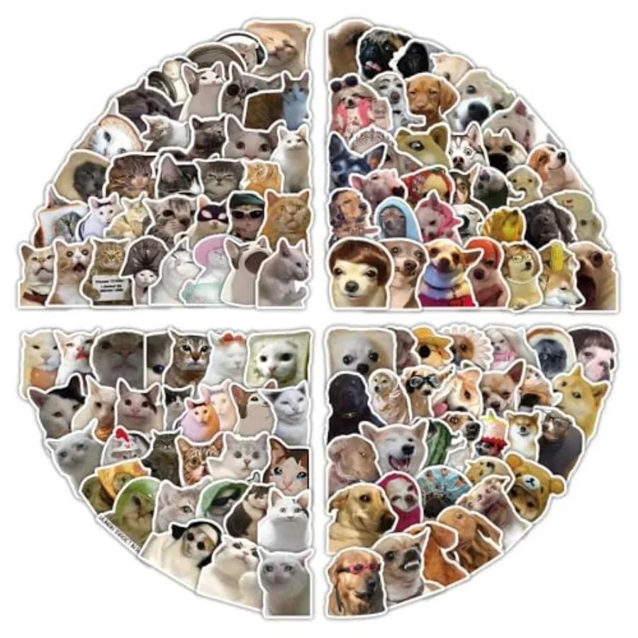 200Pcs and Stickers, Funny Stickers for Teens and Adults, Realistic Pets Decals Vinyl Stickers for Laptop Water Bottle Scrapboo
200Pcs and Stickers, Funny Stickers for Teens and Adults, Realistic Pets Decals Vinyl Stickers for Laptop Water Bottle Scrapboo