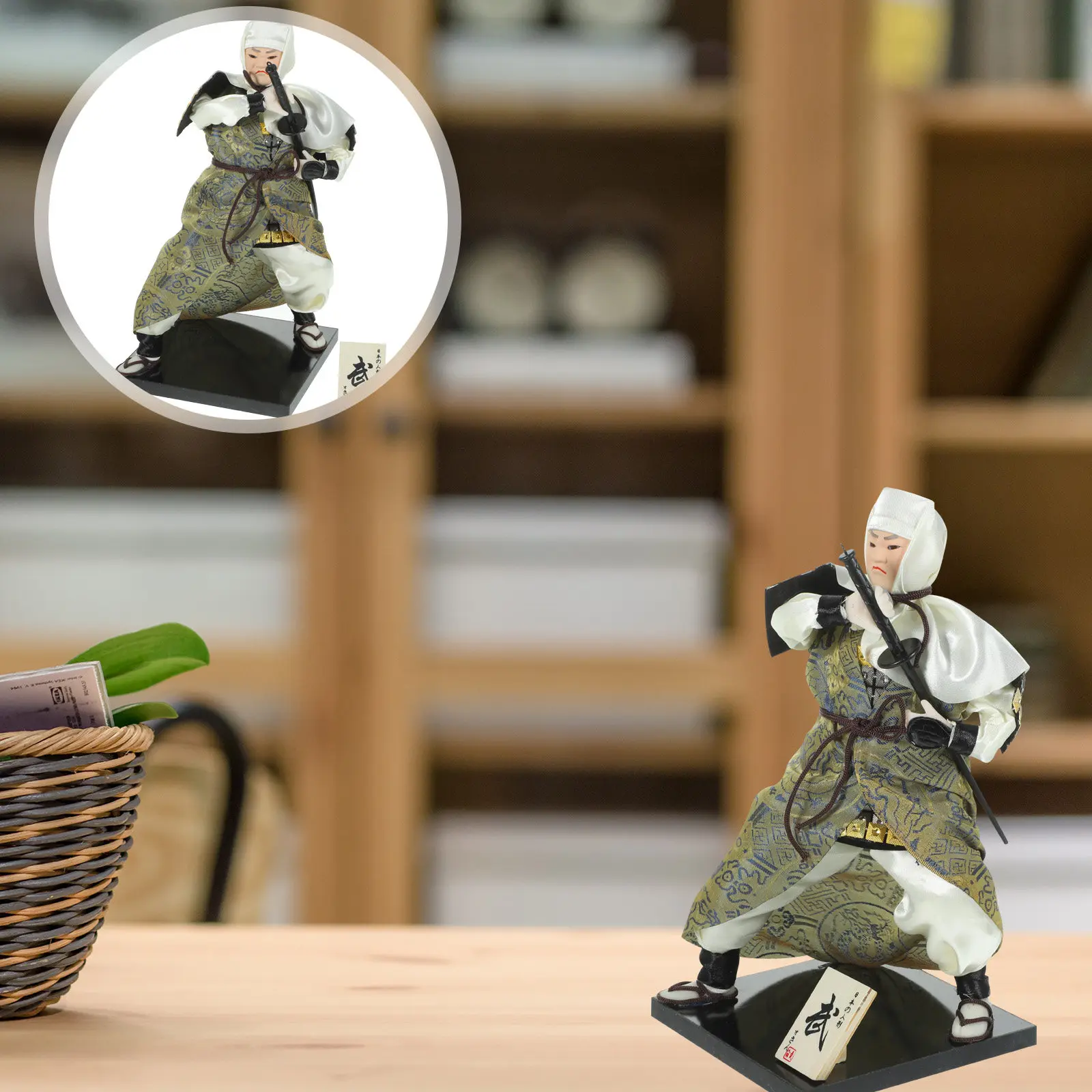 Japanese Style Samurai Ornament Exquisite Craftsmanship Bright Colors Artistic Tabletop Decor for Bedroom Office Dining Room
Japanese Style Samurai Ornament Exquisite Craftsmanship Bright Colors Artistic Tabletop Decor for Bedroom Office Dining Room