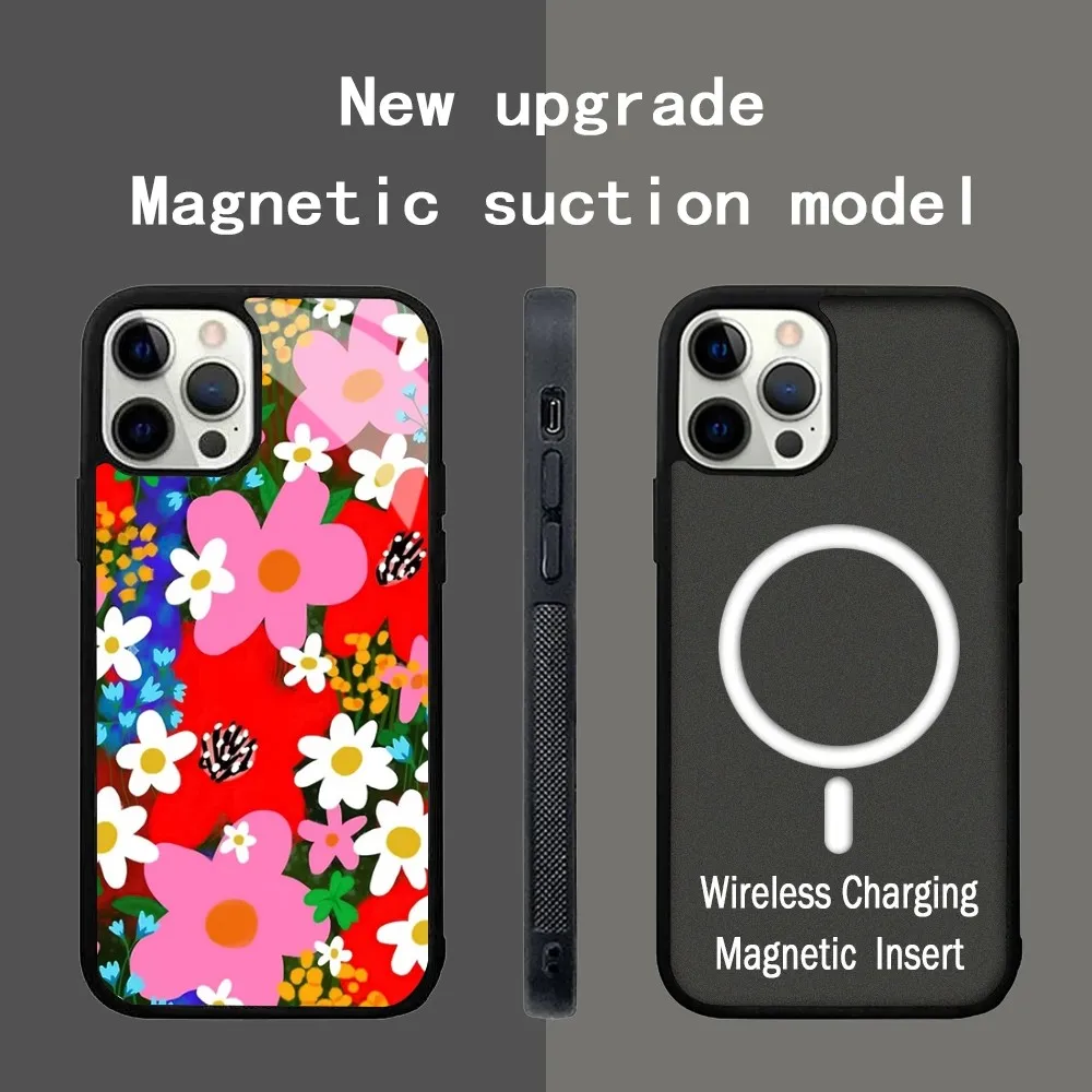 Flower Power Phone Case For IPhone 15 14 13 Pro Max 11 12 Mini Alex Mirror For Magsafe Wireless Charging Cover
Flower Power Phone Case For IPhone 15 14 13 Pro Max 11 12 Mini Alex Mirror For Magsafe Wireless Charging Cover