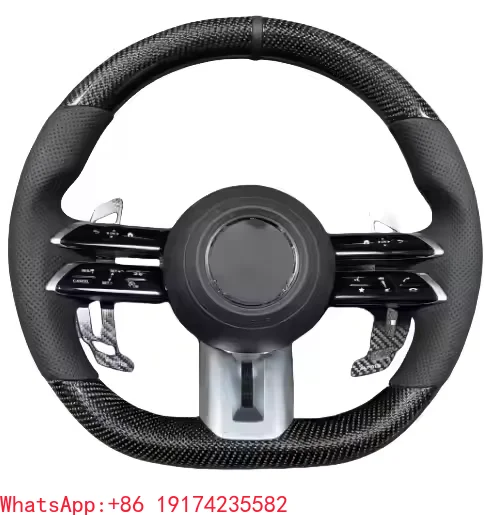 Steering Wheel for Mercedes Benz AMG E Class A45 C63 G63 Universal Models Carbon Fiber Steering Wheel Racing Steering Wheel