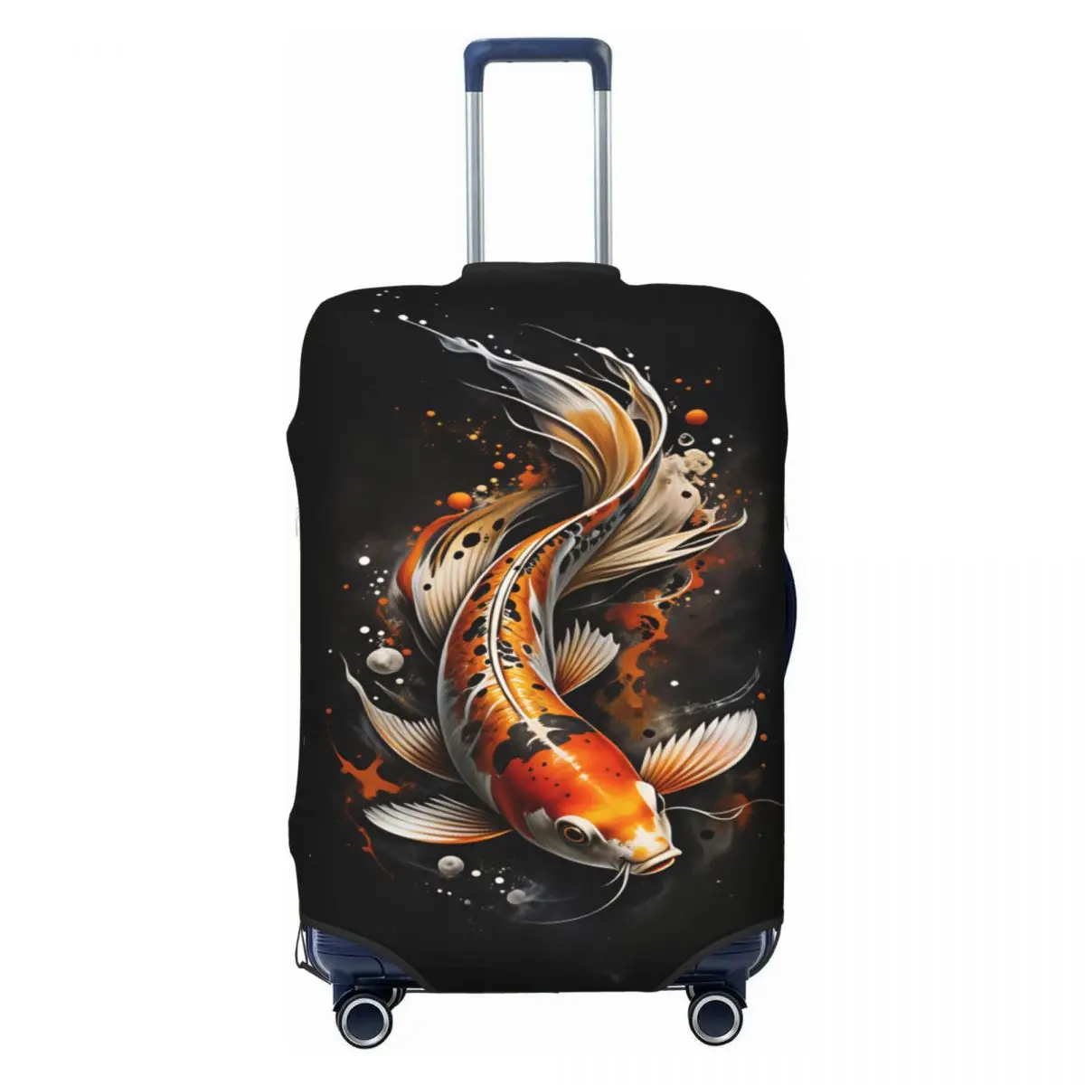 Ink Splash Koi Feng Shui Luggage Cover Elastic Travel Suitcase Protective Covers Suit For 18-32 inch
Ink Splash Koi Feng Shui Luggage Cover Elastic Travel Suitcase Protective Covers Suit For 18-32 inch