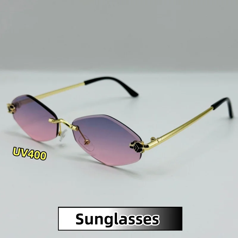 Personality Fashion Frameless Sunglasses Women's Sun Protection Street Shooting UV400 Shades Glasses Outdoor Beach UV Protection
Personality Fashion Frameless Sunglasses Women's Sun Protection Street Shooting UV400 Shades Glasses Outdoor Beach UV Protection