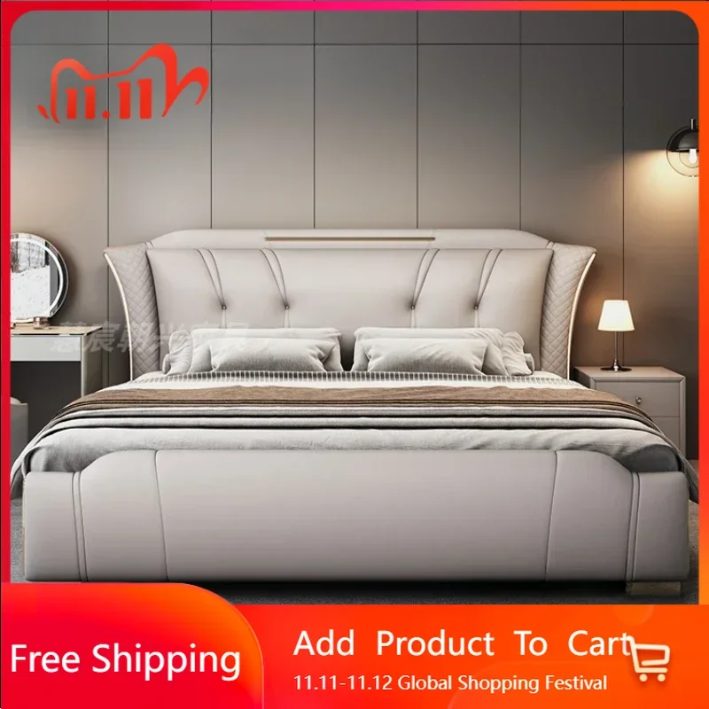 Floor Modern Storage Double Bed Elegant Pretty Leather King Double Bed Italian Organizer Letto Matrimoniale Trendy Furniture
Floor Modern Storage Double Bed Elegant Pretty Leather King Double Bed Italian Organizer Letto Matrimoniale Trendy Furniture