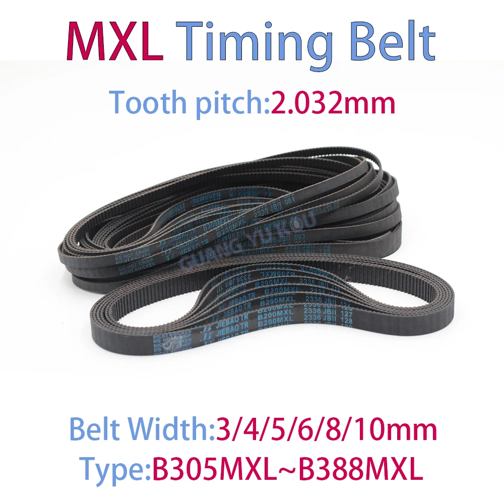 MXL Timing Belt Width3~10mm B305MXL B308MXL B309MXL B310MXL B315MXL B320MXL B325MXL B330MXL B340MXL B350MXL B360MXL B380~B388MXL
MXL Timing Belt Width3~10mm B305MXL B308MXL B309MXL B310MXL B315MXL B320MXL B325MXL B330MXL B340MXL B350MXL B360MXL B380~B388MXL
