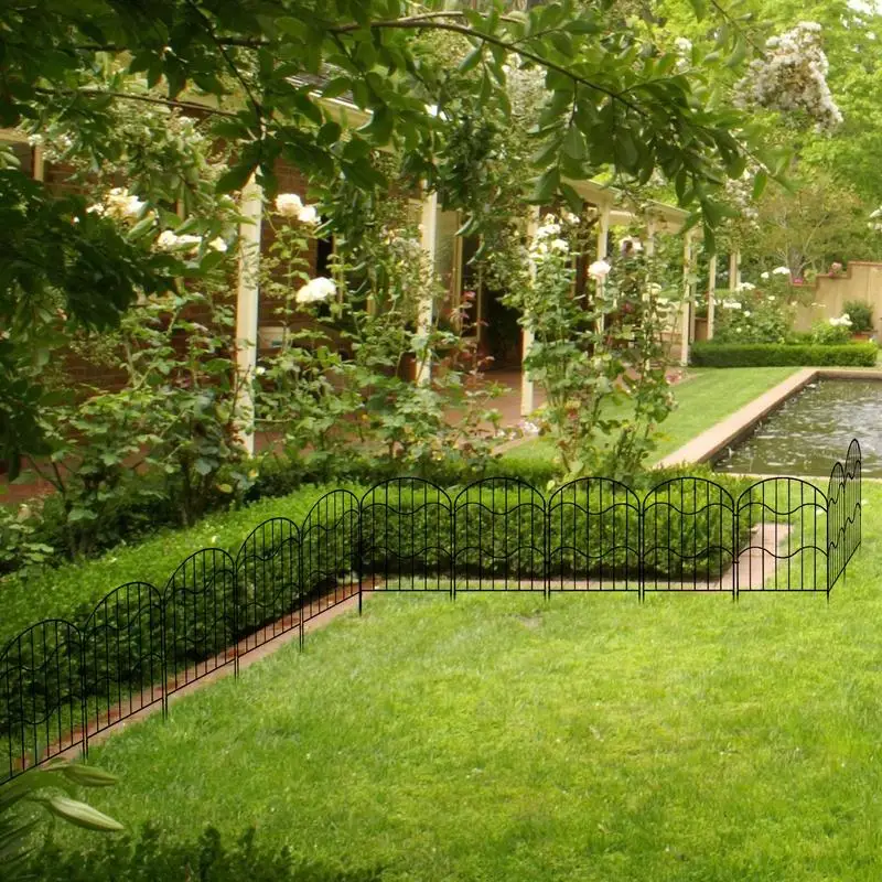 Metal Fence Panels Garden Folding Border Fence 10x Decor Fencing Temporary For Pet Area Flower Bed Patio Yard Lawn Outdoor
Metal Fence Panels Garden Folding Border Fence 10x Decor Fencing Temporary For Pet Area Flower Bed Patio Yard Lawn Outdoor