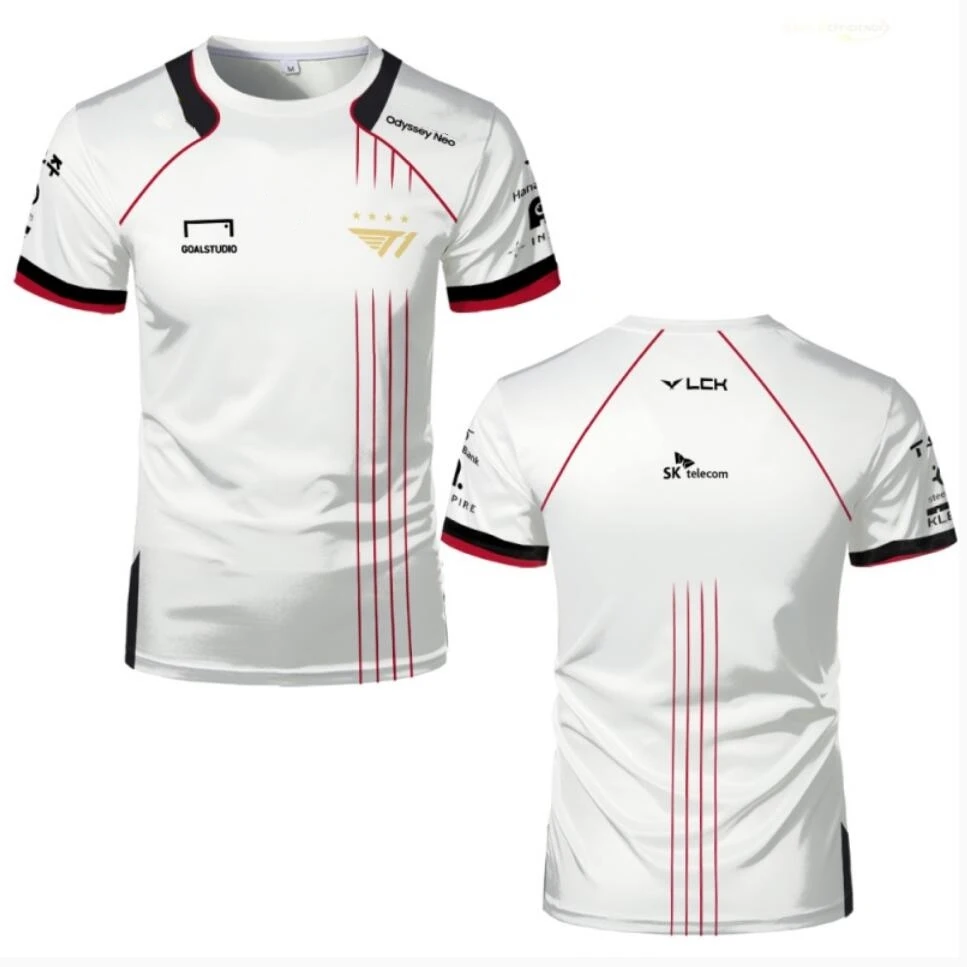Esports S13 S14 LCK T1 Fans Team Jersey Men Kids Breathable Round Neck Sportswear Man V-neck T-shirt Outdoor Casual Tops Tee
Esports S13 S14 LCK T1 Fans Team Jersey Men Kids Breathable Round Neck Sportswear Man V-neck T-shirt Outdoor Casual Tops Tee