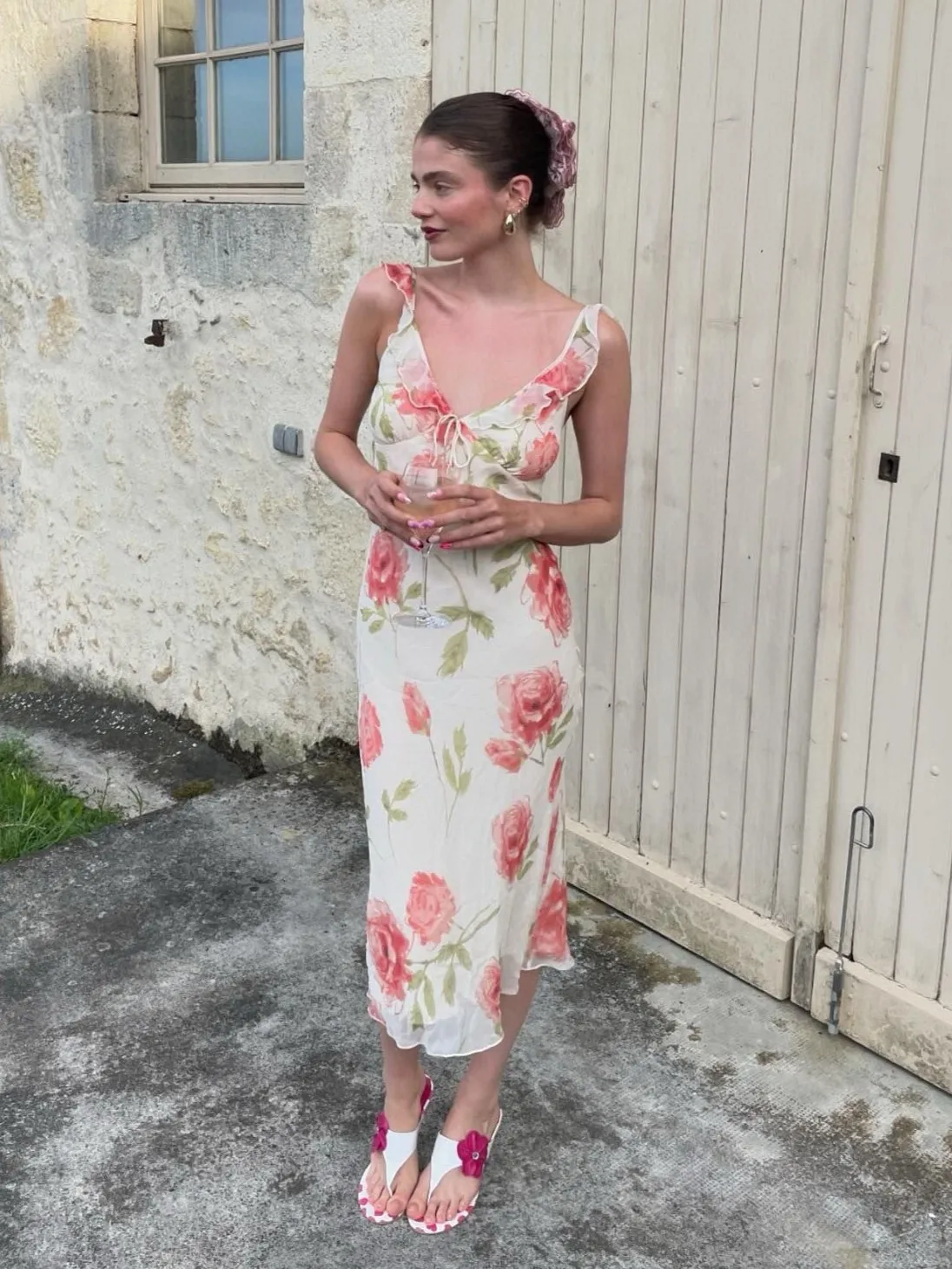 Summer Women 100% Silk Vest Dress Floral Printed V-Neck Sleeveless High Waist Casual Slim Robe
Summer Women 100% Silk Vest Dress Floral Printed V-Neck Sleeveless High Waist Casual Slim Robe