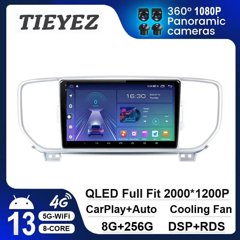 For KIA Sportage 4 KX5 2016 - 2018 Android 13 4G GPS Bluetooth Navigation Car Radio Multimidia Player Stereo Carplay 9" QLED
For KIA Sportage 4 KX5 2016 - 2018 Android 13 4G GPS Bluetooth Navigation Car Radio Multimidia Player Stereo Carplay 9" QLED