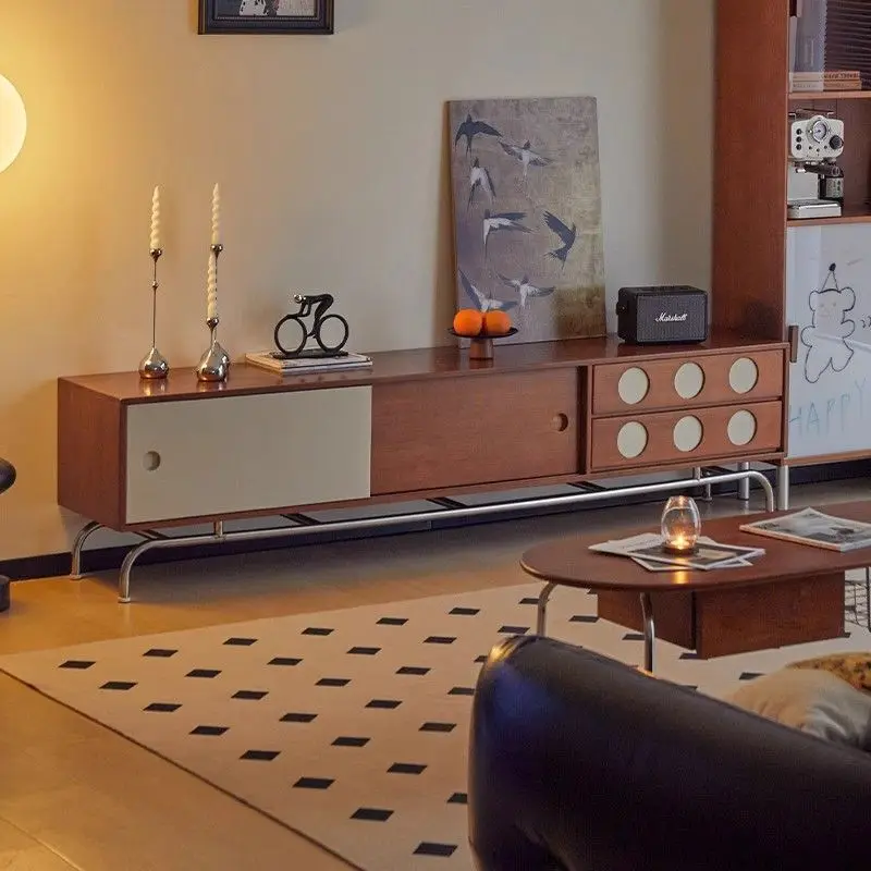 Nordic medieval boxwood solid wood TV cabinet living room home retro storage locker simple storage TV cabinet
Nordic medieval boxwood solid wood TV cabinet living room home retro storage locker simple storage TV cabinet