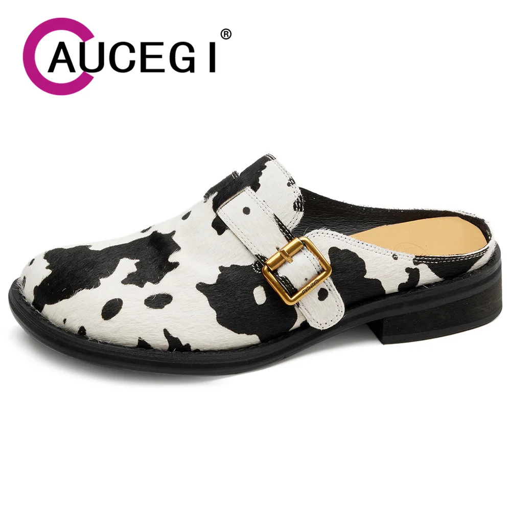 Aucegi, Лидер продаж, женские тапочки из конского волоса на толстом каблуке, удобные туфли без шнуровки с круглым носком и пряжкой, украшение для повседневной жизни, повседневные мюли
Aucegi, Лидер продаж, женские тапочки из конского волоса на толстом каблуке, удобные туфли без шнуровки с круглым носком и пряжкой, украшение для повседневной жизни, повседневные мюли