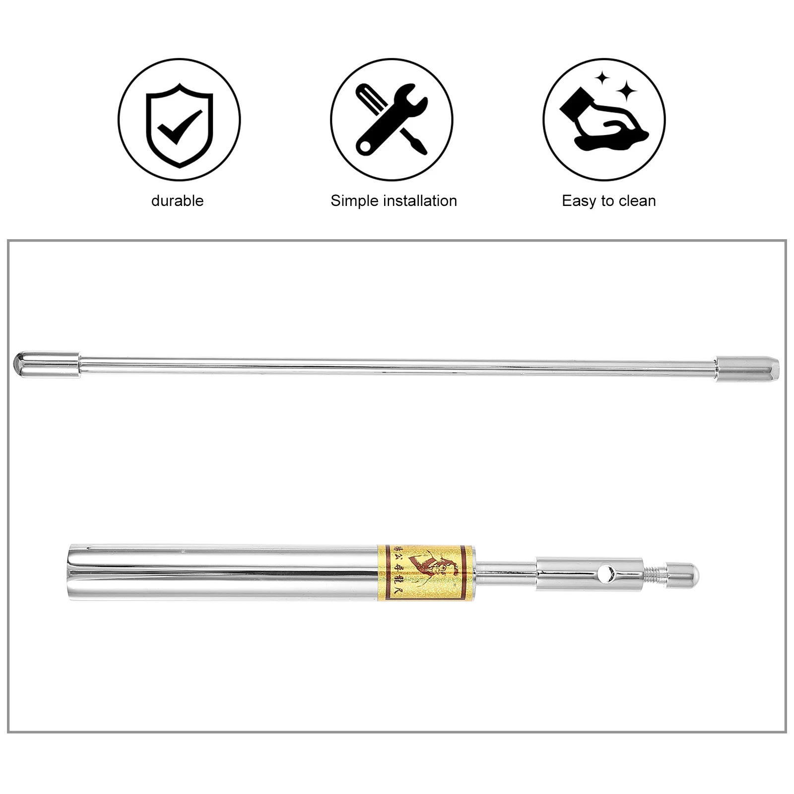 Dowsing Rod Tool Copper Water Divining Probe Feng Shui Detection Brass Portable Compass Lightweight Detachable Easy Storage
Dowsing Rod Tool Copper Water Divining Probe Feng Shui Detection Brass Portable Compass Lightweight Detachable Easy Storage