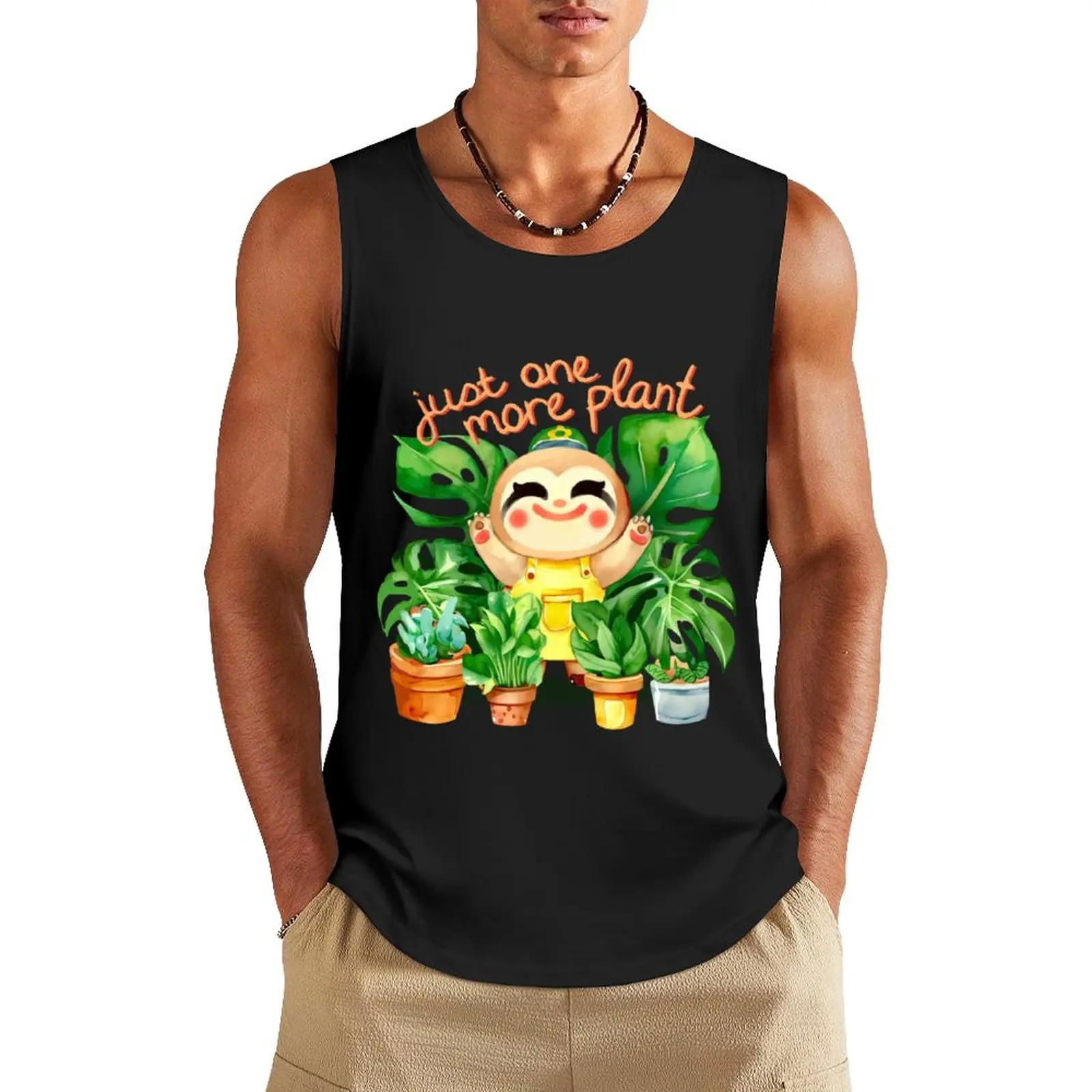 Happy Sloth with Plants Tank Top Men's t shirt basketball clothing Men's fitness t-shirt basketball
Happy Sloth with Plants Tank Top Men's t shirt basketball clothing Men's fitness t-shirt basketball