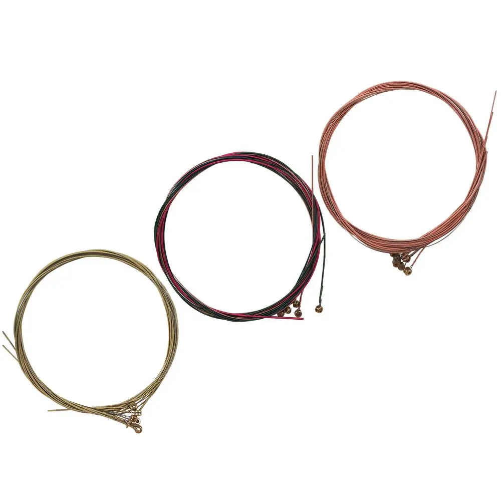 3pcs Acoustic Guitar Steel Brass String Steel Wire Guitar String Guitar Music Instruments Parts Accessories (Yellow Red and Colo
3pcs Acoustic Guitar Steel Brass String Steel Wire Guitar String Guitar Music Instruments Parts Accessories (Yellow Red and Colo