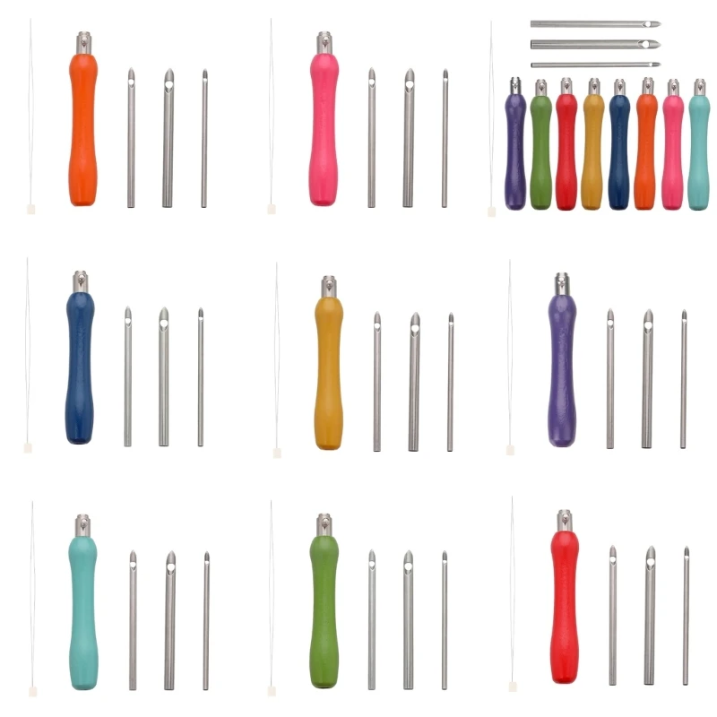 5 Set Practical Embroidery Needle 2/3/5mm Needle Pen Needle Tool Set for Craft Lovers
5 Set Practical Embroidery Needle 2/3/5mm Needle Pen Needle Tool Set for Craft Lovers