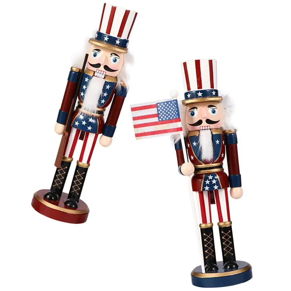 2 Pcs Small Walnut American Soldier Nutcrackers Wood naments Holiday Decor Traditional Wooden Christmas Gift Home Decor
2 Pcs Small Walnut American Soldier Nutcrackers Wood naments Holiday Decor Traditional Wooden Christmas Gift Home Decor