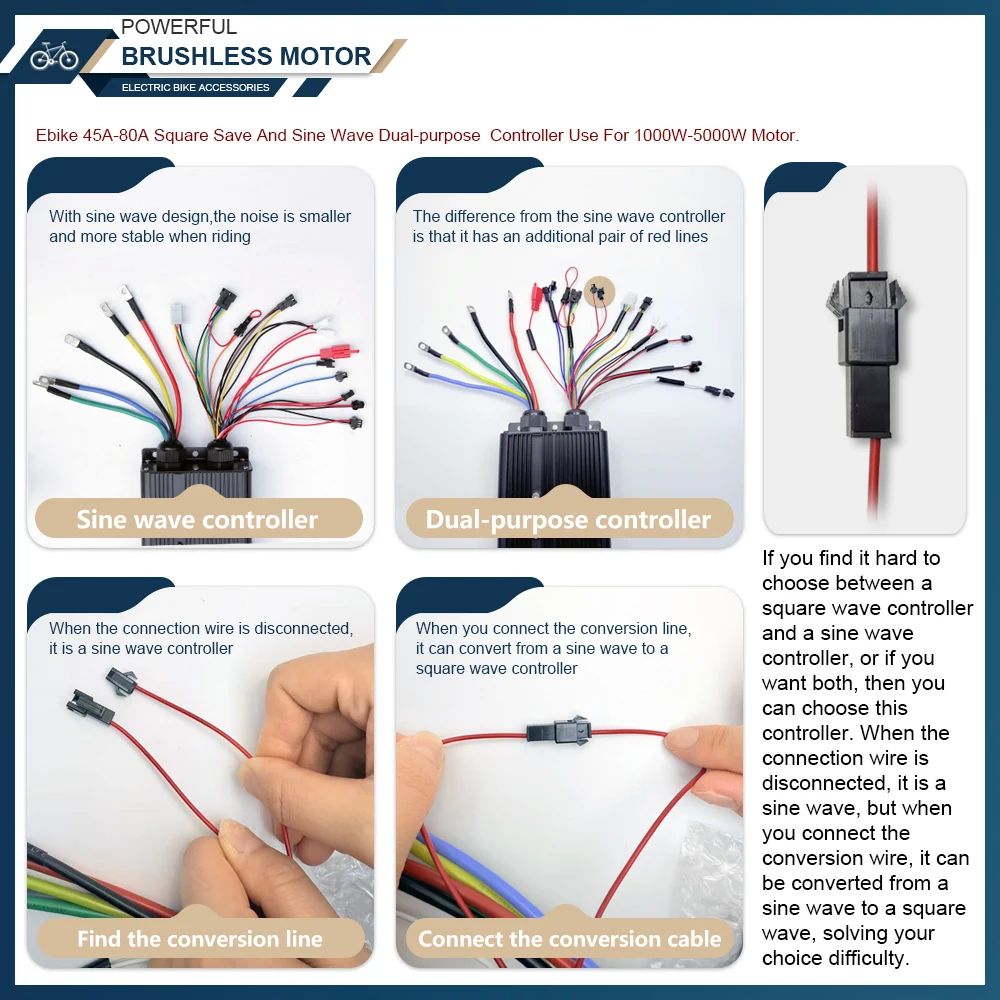 36 В/48 В/52 В 40A бесщеточный двигатель для электронного велосипеда 1000 Вт-2000 Вт контроллер преобразования прямоугольной волны в синусоидаль для электрического велосипедного скутера
36 В/48 В/52 В 40A бесщеточный двигатель для электронного велосипеда 1000 Вт-2000 Вт контроллер преобразования прямоугольной волны в синусоидаль для электрического велосипедного скутера