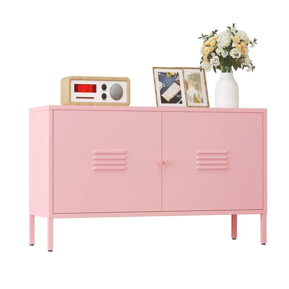 Storage Cabinet,2 Door TV Stand, Accent Cabinet with Doors and Adjustable Shelf,Metal Locker,Sideboard Buffet CabinetampBookshe
Storage Cabinet,2 Door TV Stand, Accent Cabinet with Doors and Adjustable Shelf,Metal Locker,Sideboard Buffet CabinetampBookshe