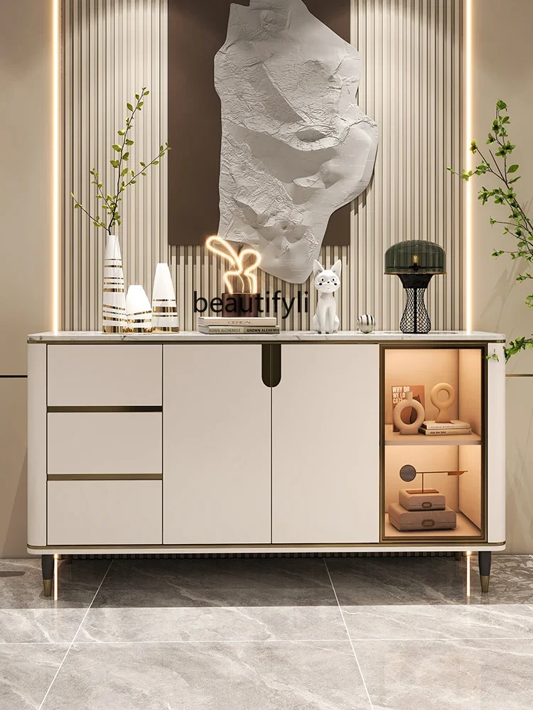 K185 Light Luxury Sideboard Cabinet Simple Modern Italian Living Room Entrance Integrated Wall Storage Bedroom Storage Cabinet
K185 Light Luxury Sideboard Cabinet Simple Modern Italian Living Room Entrance Integrated Wall Storage Bedroom Storage Cabinet
